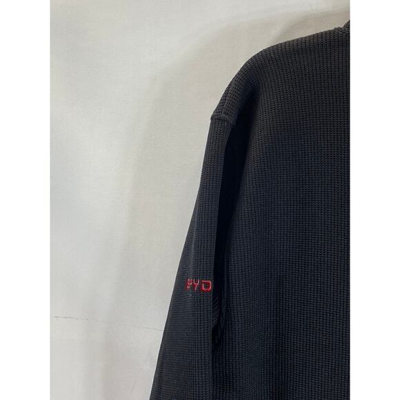 SPYDER Men's Black Medallion Half-Zip Pullover Stand-Collar Sweater SZ M - Picture 5 of 10